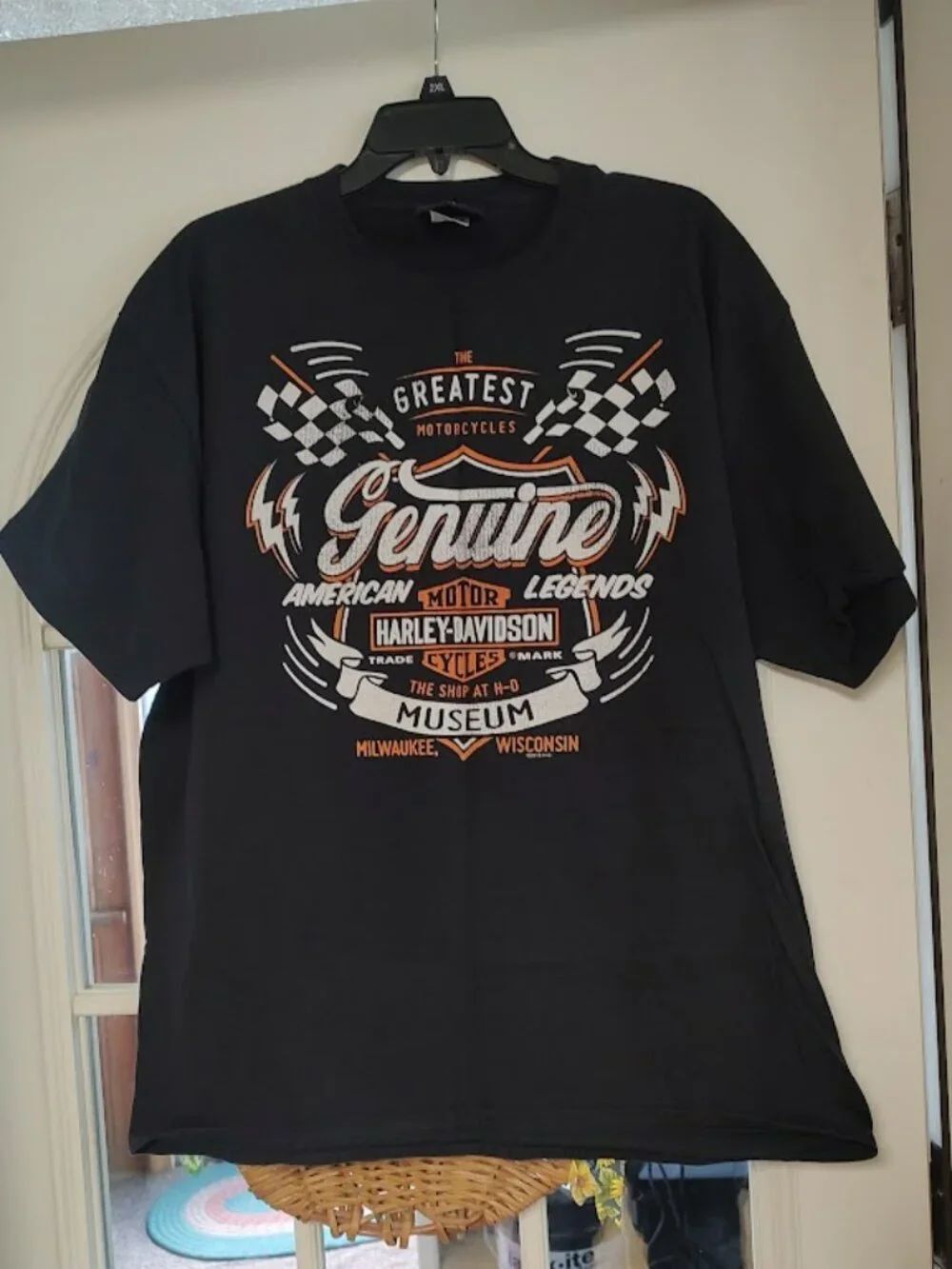 Harley Davidson Museum Black Shirt Size Men's XL